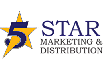 5 star marketing logo