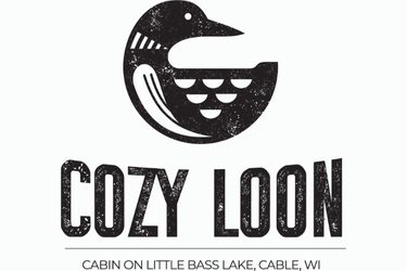 logo cozy loon cabin