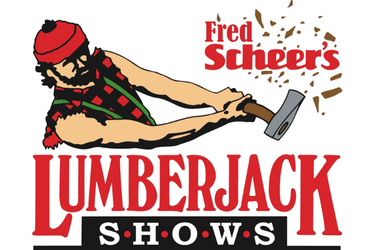 logo scheers lumberjack shows